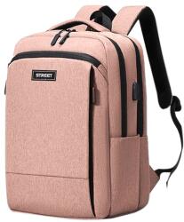 STREET Rucsac pentru laptop STREET Elite 15, 6" Rose (531396) Geanta, rucsac laptop