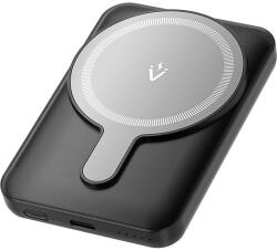 Vention Powerbank 5000mAh Vention FHSB0, gyorstöltés 20W, fekete, USB-A-USB-C kábellel (069042)