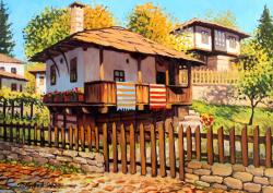 MagicArt Set de pictură pe numere MagicArt - Dimineața în Bozhentsi (original de Damyan Petrov) (GX45553)
