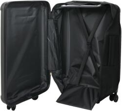 vidaXL Куфар с заключване Тъмносив 43 x 27 x 66 см ABS пластмаса (42006231)