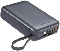 SWISSTEN Power Bank 20000 mAh Beépített Usb-c-vel És Villám Kábelikkel (8595217490598)