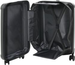 vidaXL Куфар с заключване Тъмносив 34 x 23 x 55.5 см ABS пластмаса (42006230)