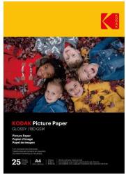 Kodak High Gloss 180g A4 25db Fényes Fotópapír KO-9891624 (KO-9891624)