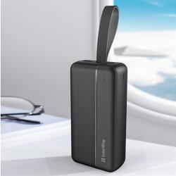 ColorWay USB töltő adapter, Power Bank 30 000 mAh, nagy teljesítményű 2 (USB QC3.0 + USB-C tápellátás 22, 5 W) Fekete CW-PB300LPC2BK-PD (CW-PB300LPC2BK-PD)