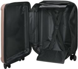vidaXL Куфар Розово златисто 34 x 23 x 55.5 см ABS пластмаса (42006238)