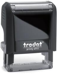 TRODAT Bélyegző TRODAT Printy 4.0 4911 eco-fekete ház piros párna 4911F/P (4911F/P)