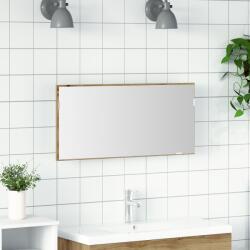 vidaXL Огледало дъб артизан 80 x 37 см Стъкло и инжектирано дърво (863307)