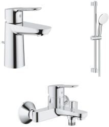 GROHE Set baterii lavoar cada Grohe BauEdge si dus cu bara Tempesta crom lucios (11292703) - neakaisa