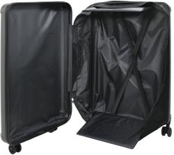 vidaXL Куфар с заключване Тъмносив 50 x 30 x 76 см ABS пластмаса (42006232)