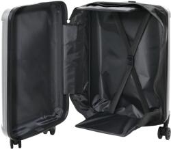 vidaXL Куфар с заключване Сребрист 34 x 23 x 55.5 см ABS пластмаса (42006234)