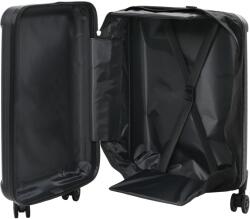 vidaXL Куфар с заключване Черно 43 x 27 x 66 см ABS пластмаса (42006227)