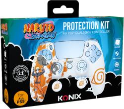 KONIX - NARUTO PS5 Dualsense kontroller Védőkészlet, Narancs-Fehér KX-NARU-PK-DS-WHITE (KX-NARU-PK-DS-WHITE)