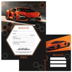 Ars Una Partimeghívó ARS UNA 10 ív+10 db boríték Lamborghini narancssárga 50224463 (50224463)