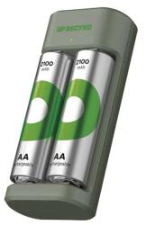 GP Akkumulátor töltő Eco E221+2xAA ReCyko 2100mAh