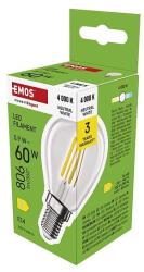 EMOS LED izzó Filament Mini Globe / E14 / 5, 9 W (60 W) / 806 lm / Természetes fehér (ZF1D43)