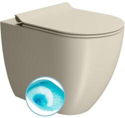 SAPHO GSI PURA SWIRLFLUSH álló WC, alsó/hátsó kifolyású, 36x55cm, dual-matt kréta (880308) (880308)