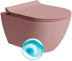 SAPHO GSI PURA fali WC, Swirlflush, 36x50cm, dual-matt rózsaszín (881624) (881624)