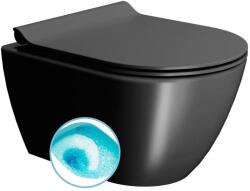SAPHO GSI PURA fali WC, Swirlflush, 36x50cm, dual-matt fekete (881626) (881626)