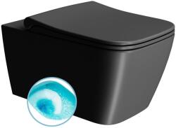 SAPHO GSI NUBES SWIRLFLUSH fali WC, 35x55cm, dual-matt fekete (961526) (961526)