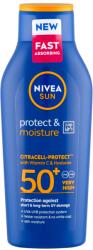 Nivea Sun Protect & Moisture hidratáló naptej FF50+ - 400 ml