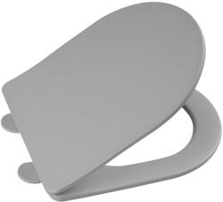 SAPHO PACO SLIM Soft Close WC-ülőke, Easy take, matt szürke (PCS1012GR) (PCS1012GR)