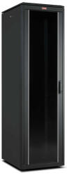 Lande LN-FS42U6080-BL-111 DYNAmic 19" 42U 600x800 fekete álló rack szekrény - ipkameradiszkont