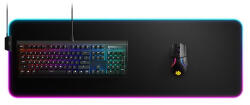 SteelSeries QCK Prism Cloth XL világító gamer egérpad