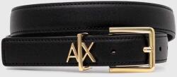 Armani Exchange bőr öv fekete, női - fekete 95