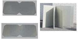 Csatári Plast CSATÁRI PLAST CSP 080806 horganyzott alaplap, 80x80x2mm (CSP10000808) (CSP10000808)