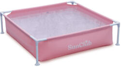 SunClub Frame gyerekmedence szögletes rózsaszín 122x122x33cm (12325)