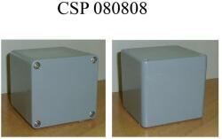 Csatári Plast CSATÁRI PLAST CSP 080808 Ex poliészter doboz, üres, 80x80x80mm, IP 65 fekete, halogénmentes (CSP11080808) (CSP11080808)