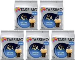 Douwe Egberts Tassimo L'or Lungo koffeinmentes kávé 16 darabos karton 5 csomag