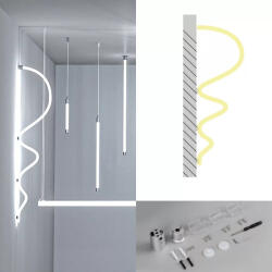 S-lightled NEON FLEX 360° oldalfali rögzítő készlet S-lightLED (SL ASND24DH)