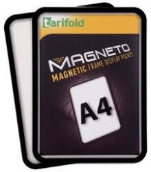 DJOIS Infokeret, mágneses háttal, A4, DJOIS "Magneto", fekete (tf194907) - irodaszer