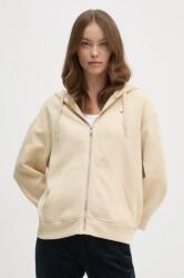 Tommy Hilfiger felső bézs, női, sima, kapucnis, WW0WW44166 - bézs S