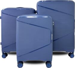  Zellia Polipropilén Bőrönd Ppb088 - Kék Szett (PPB088 - Kék Szett)