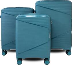  Zellia Polipropilén Bőrönd Ppb088 - Türkiz Szett (PPB088 - Türkiz Szett)