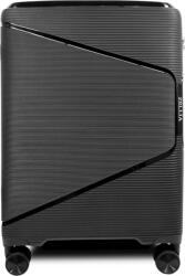  Zellia Polipropilén Bőrönd Ppb088 - Fekete S Méret - 55 X 40 X 20 Cm (PPB088 - Fekete S)