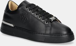 Philipp Plein bőr sportcipő Nappa Lo-Top Hexagon fekete, USC0692 PLE075N 0202 - fekete Női 46