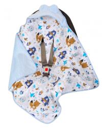 DuetBaby babahordozóba takaró-Kék Maci