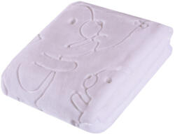 DuetBaby dombornyomott mintás babatakaró - 80x110 cm-Fehér