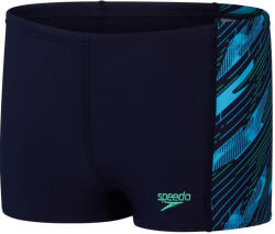 Speedo hyperboom panel aquashort boy true navy/harlequin green/picton