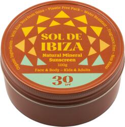 Sol de Ibiza Natural Mineral fényvédő krém, SPF 30 - 100 g
