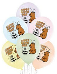  Mintás lufi 11" 28cm 6db Capybara, vegyes - Belbal (LUFI967375)