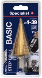  Specialist+ lépcsős lyukfúró BASIC, ⌀4-39 (64/7-0439)