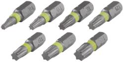 wolfcraft 7db csavarozó bit Solid 25mm Torx T10, 15, 20, 25, 27, 30, 40 (2447000)