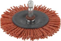 wolfcraft Nejlonszálas kefe Ø100mm S=6mm durvaszemcsés (1502000)