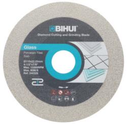 BIHUI Gyémánttárcsa üvegvágáshoz és csiszoláshoz 30/115 mm (DPG115) - homebuilder