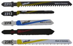 Wolfcraft Dekopírfűrészlap készlet 5 részes, HCS, HSS, HM, BiM T (2311, 2313, 2318, 2319, 2385) (2688000)