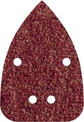 wolfcraft 10db tépőzáras csiszolólap korund K240 perforált 96x136mm (1764000)